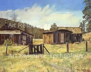 Ray Eyerly Print - Old Homestead